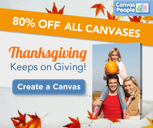 WOW! 80% Off All Photo Canvases at Canvas People