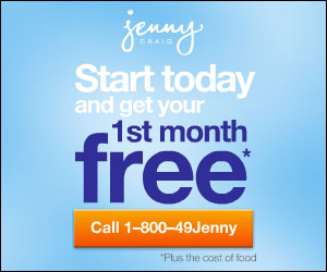 One Month Free of Jenny Craig!