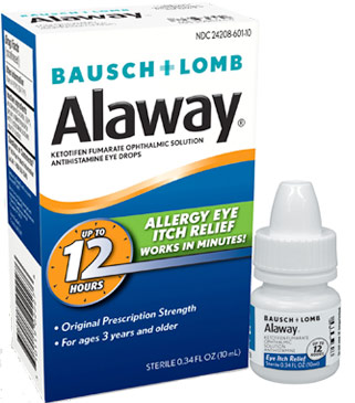 Save $2 on Alaway Antihistamine Eye Drops!
