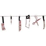 Amscan Bloody Weapons Plastic Garland – $7.25!