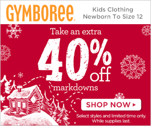 Gymboree Labor Day Sale: 40% Off Everything!