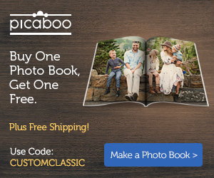 BOGO FREE Custom Photo Book From Picaboo!