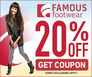 20% Off Famous Footwear Printable Coupon