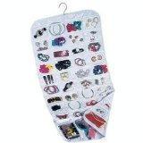 Household Essentials 80-Pocket Hanging Jewelry and Accessories Organizer – $12.09!