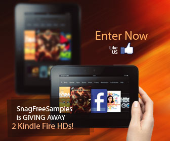 Snag Free Samples and Win a Kindle Fire!