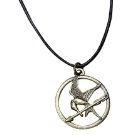 The Hunger Games Movie Mockingjay Pendant on Leather Cord – $2.44! Free shipping!