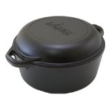 Lodge Double Dutch Oven and Casserole with Skillet Cover, 5-Quart – $27.99!