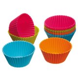 Kitchen Craft Colourworks Silicone Cupcake Cases, Pack of 12 – Just $3.19!