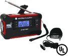 Ambient Weather Emergency Solar Hand Crank AM/FM/NOAA Digital Radio, Flashlight, Cell Phone Charger – $39.99!