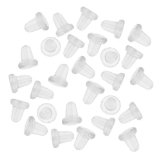 Beadaholique 144-Piece Clear Rubber Earring Backs – $1.30! Free shipping!