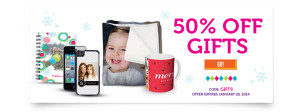 50% Off All Custom Photo Gifts!