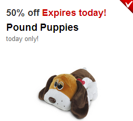 50 Off Pound Puppies Target Cartwheel