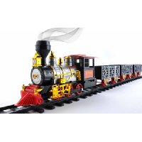 ﻿﻿MOTA Christmas Santa Holiday Classic Train with Sound, Light and Real Smoke – $29.99!