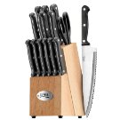 Ginsu International Traditions 14-Piece Knife Set with Block, Natural – $26.99!