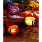 Halloween Spider Tea Light Candle holders, Set of 3 – Price Drop – $9.96!