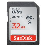 SanDisk Ultra 32GB SDHC Class 10/UHS-1 Flash Memory Card – $17.99!