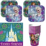 Disney Frozen Party Supplies Pack Including Plates, Cups and Napkins for 16 Guests – $16.50!