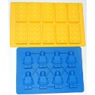 Building Bricks and Minifigure Ice Cube Tray or Candy Mold for Lego Lovers – $7.40!