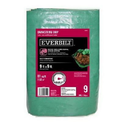 Everbilt 9×9 Drawstring Tarp Just $5.83 Shipped!