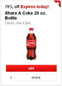*COOL* 70% Off Coke at Target | Today ONLY!