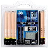 Pro Art 18-Piece Sketch/Draw Pencil Set – $6.99!