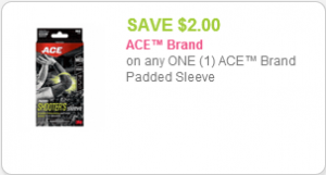 Two NEW Coupons for ACE Brand Bandage and Padded Sleeve!