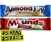 Feel Like a Nut? Get a FREE Almond Joy or Mounds Candy Bar!