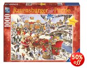 Ravensburger Santa Needs Directions – 1000 Piece Christmas Puzzle – $9.99!