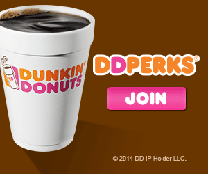 $10 FREE Dunkin Donuts When You Load $25 On Your DD Perks Card!