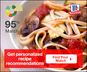 Get Personalized Recipe Recommendations For You and Your Family!