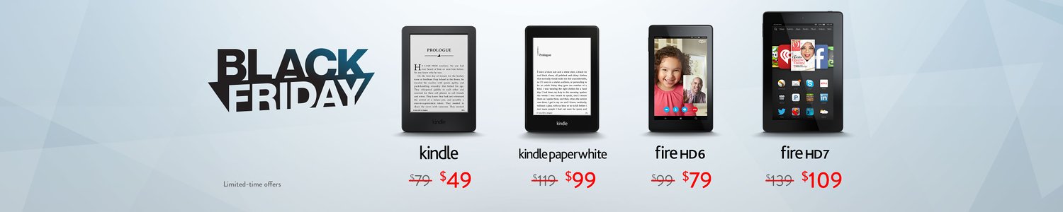 Black Friday Kindle Sale at Amazon!