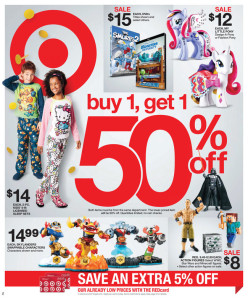 Target Pajamas BOGO 50% Off