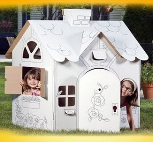 Box Creations Playhouse for $5