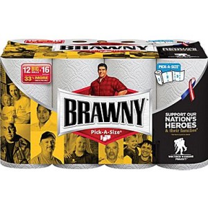 12 Rolls Brawny Pick-a-Size Paper Towels For $9.99!