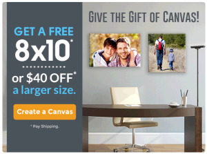 8×10 Photo Canvas Just $14.95 Shipped or $40 Off Larger Sizes!