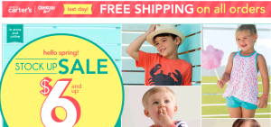 No Minimum FREE Shipping at Carter’s! (Ends TODAY)