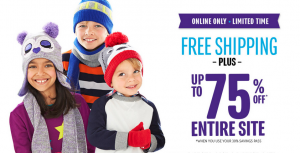 30% Off + FREE Shipping at The Children’s Place (Today ONLY!)