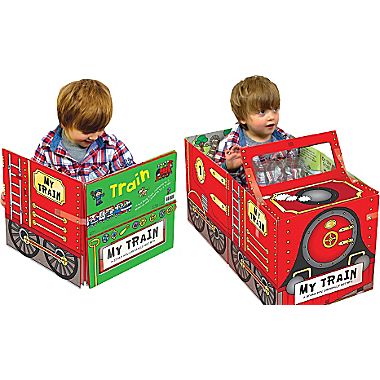 Convertible Fire Truck Board Book, Vehicle, and Floor Mat Only $11.99!