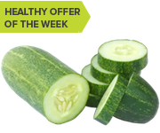 Get 20% – 50% Back on Cucumbers!
