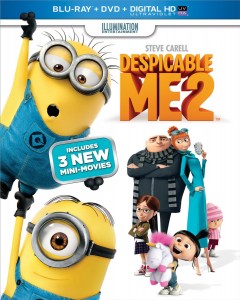 Despicable Me 2 DVD $9.99 and Blu-ray Combo $13!