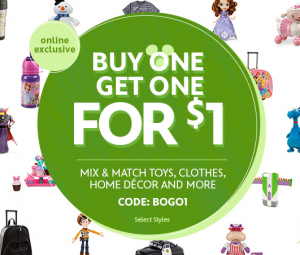 *HOT* BOGO for $1 Disney Store Sale | Start That X-mas Shopping!