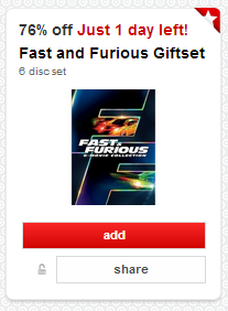*HOT* Target Cartwheel Movie Offers Includes 76% Off Fast and Furious 6 Movie Giftset!