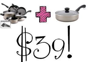 Farberware 14-Piece Cookware Set Just $39!