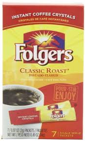 Walmart: Folgers Single Serve Instant Coffee Sticks Just $.50!