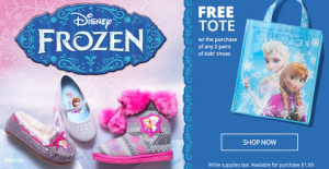 Free Frozen Tote payless