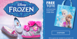 20% Off Dress Shoes + FREE Frozen Tote wyb Kids’ Shoes at Payless!