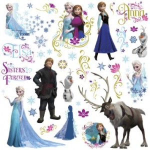 Set of 36 Disney Frozen Wall Decals Just $12 Shipped!