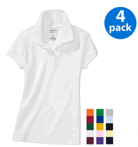 4-pack of Short Sleeve Polo Shirts for Boys or Girls Just $23! ($5.75 Each)