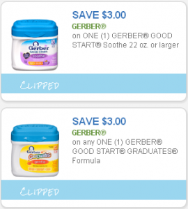 Three New High Value Gerber Coupons + Target Deal!