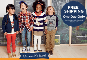 FREE Shipping, No Minimum at Gymboree Today Only!
